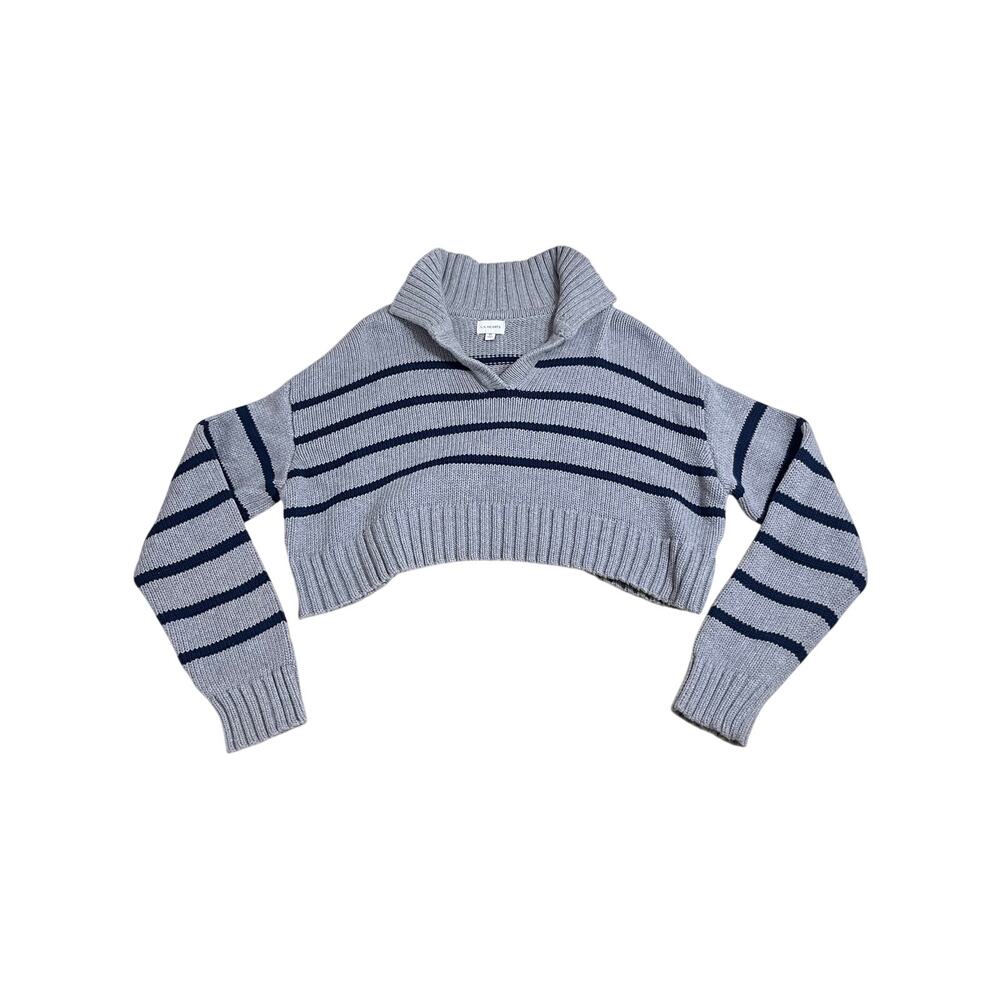 L.A. Hearts Cropped Collared Sweater Women's Size XS